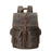Sac à dos de voyage vintage en toile cirée huilée pour homme