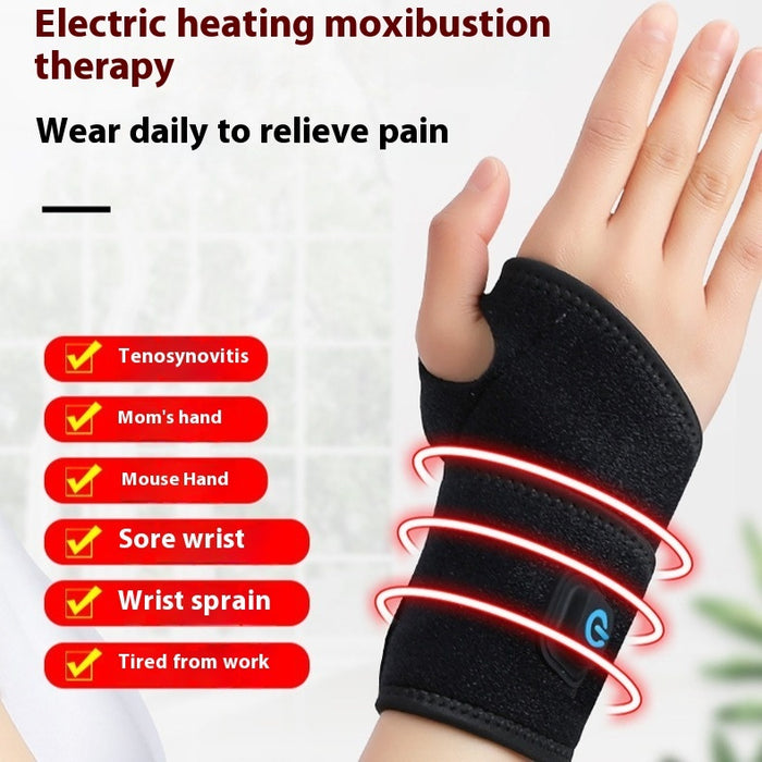 Bracelet chauffant électrique pour poignet, compresse chaude, protection de poignet de physiothérapie