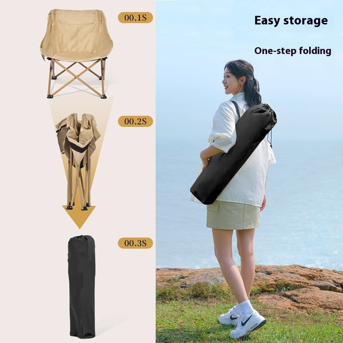 Durable Leisure Backrest Art Student Household Camp Chair