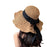Nouveau chapeau de paille pour femme, à lacets, pliable, idéal pour l'été, la plage et les vacances.
