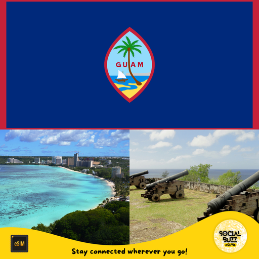 Plan de datos de Internet eSIM de Guam 