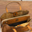 Womens Casual All-Match Tote Bag Made From Full-Grain Cowhide Leather