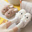 Autumn And Winter Cotton Slippers Men And Women Couple Kitty Cartoon