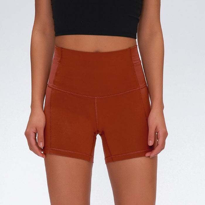 Hip-lifting outer wear sports fitness tight hip shorts