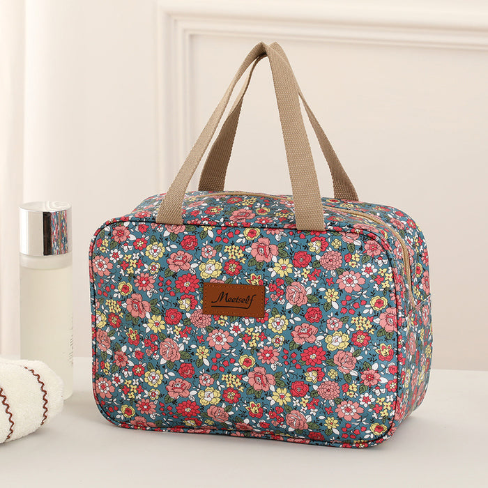 Trousse de Toilette de Voyage et d'Extérieur Portable et Grande Capacité