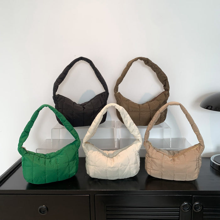 Fashionable Internet-Famous Underarm Shoulder Bag Trendy Pleated Cloud-Shaped Handbag For Women