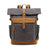 Backpack Crazy Horse Leather Leisure Travel Bag Men's Backpack Oil Wax Handheld Canvas Computer