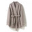 Camel-wool V-neck Wool Double-faced Wool Belted Coat
