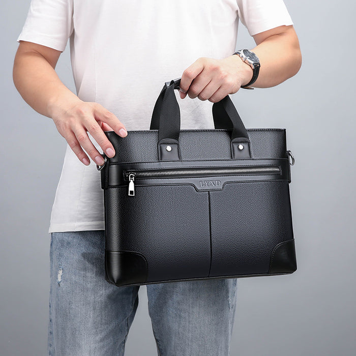 Mens Business Hand Bag Travel Shoulder Crossbody Briefcase