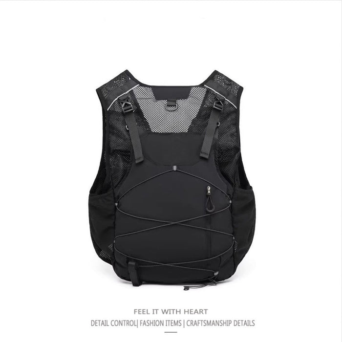 Chaleco de pesca para deportes al aire libre, chaleco para hombre, mochila