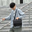 Bolso de hombro para hombre, bolso de mensajero de viaje de negocios, gran capacidad