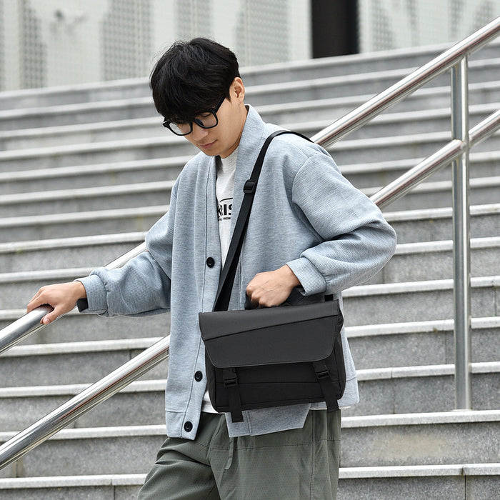 Bolso de hombro para hombre, bolso de mensajero de viaje de negocios, gran capacidad