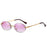 Metal Frame Oval Punk Multicolor Colorful Sun Glasses