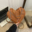 Sac bandoulière en forme de cœur, mignon et original, de style coréen