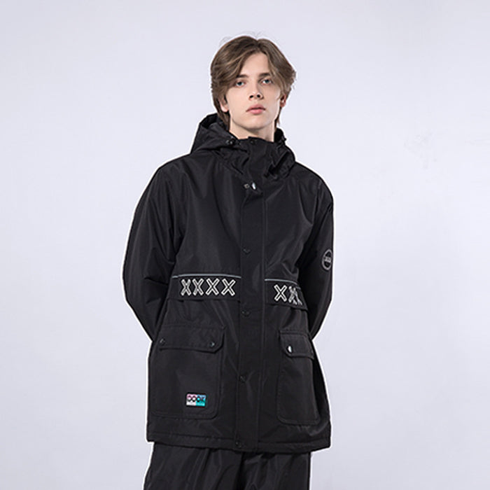 Waterproof And Warm Veneer Double-board Niche Professional Ski Jacket