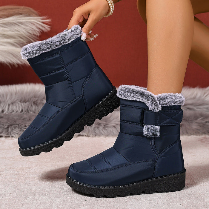Women's Snow Boots Plus Size Wear-resistant Comfortable Warm Boots
