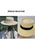 Chapeau de soleil tendance pour la plage, tissé