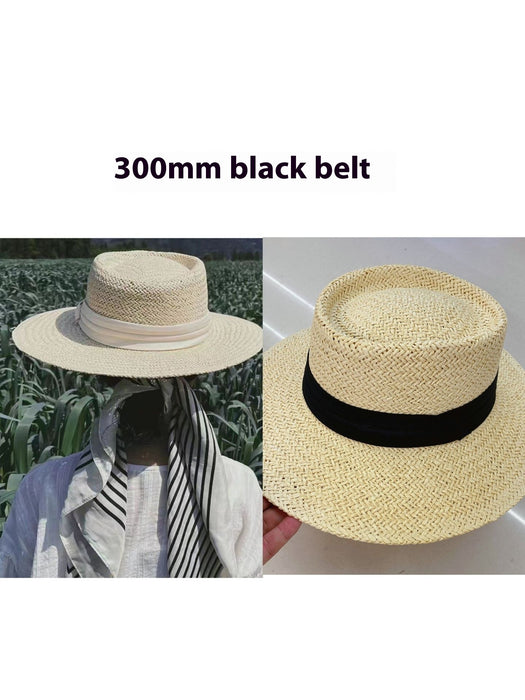 Chapeau de soleil tendance pour la plage, tissé