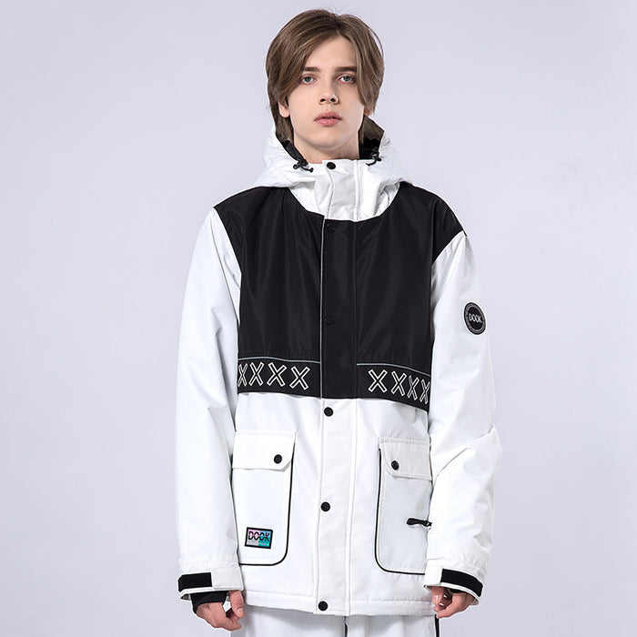 Waterproof And Warm Veneer Double-board Niche Professional Ski Jacket