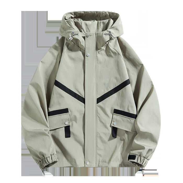 Hooded Jacket Waterproof Fashionable Jacket Outdoor Leisure Couple's Tops
