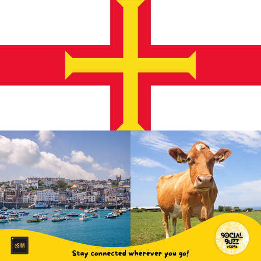 Plan de datos de Internet eSIM de Guernsey 