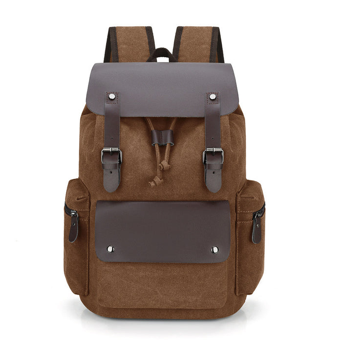 Retro Wear-resistant Large-capacity Backpack