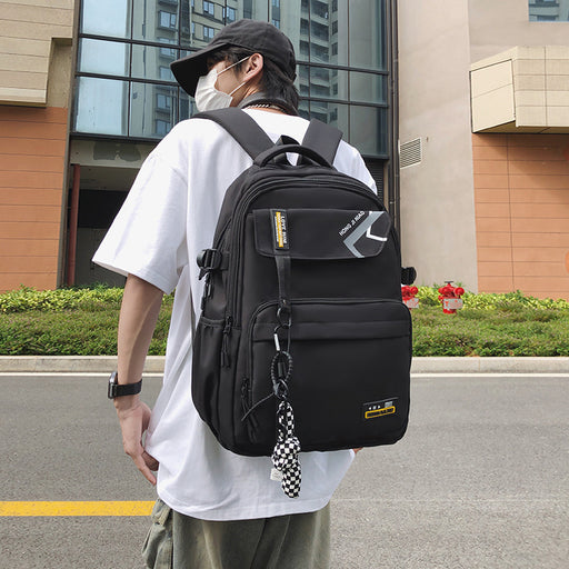 Sac à dos de voyage pour homme, style rétro contrasté