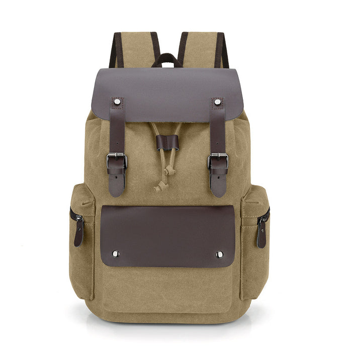 Retro Wear-resistant Large-capacity Backpack