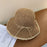 Brim Sun-proof Sun Protection Beach Trip All-matching Sun-proof Dome Straw Hollow Breathable Straw Hat