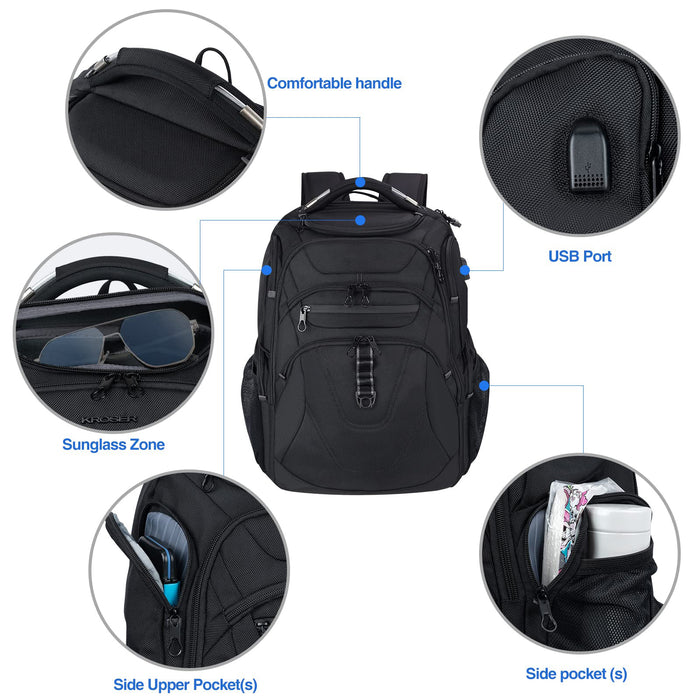 Fashion Backpack Business Travel Bag Men