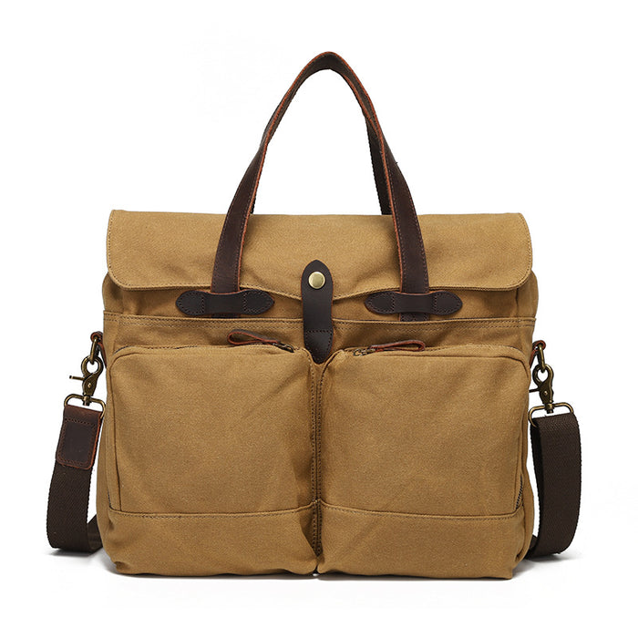 Portable Briefcase Men's One-shoulder Crossbody Outdoor Travel