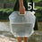 Sac à eau pliable et portable en PVC pour le camping et la randonnée.