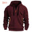 Dropped Shoulder Hooded Sweatshirt Men's Women's Plus Size Loose Pullover Fashion Sweatshirt
