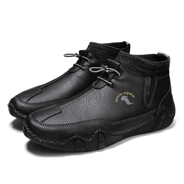Men's Mid-top Martin Boots Fashion Octopus Outdoor