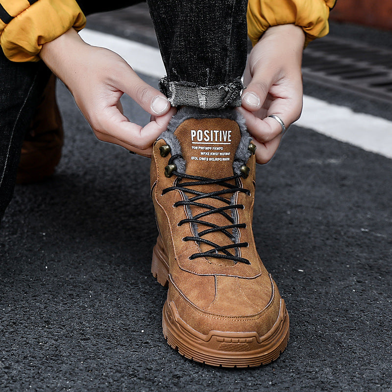Winter Fleece Warm Outdoor Martin Boots