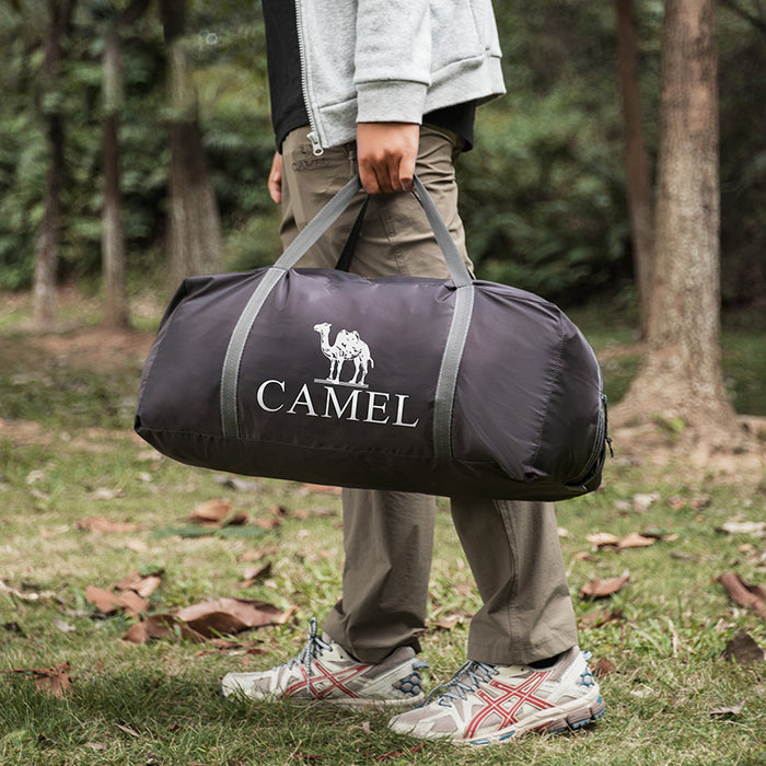 Tienda de campaña para exteriores, de rápida construcción, con poste de vidrio, impermeable, con sombra, para espacios grandes, ideal para acampar bajo la lluvia y para viajes.