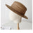 Flat Straw Hat French Woven Top Hat Seaside Beach Vacation Sun Shade