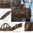 Travel Vintage Leather Large-capacity Crossbody Bag
