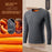 Golden Fleece Solid Color Men's Fleece-Lined Thermal Underwear