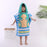 Cape en microfibre pour enfants, serviette de plage double face en velours à séchage rapide