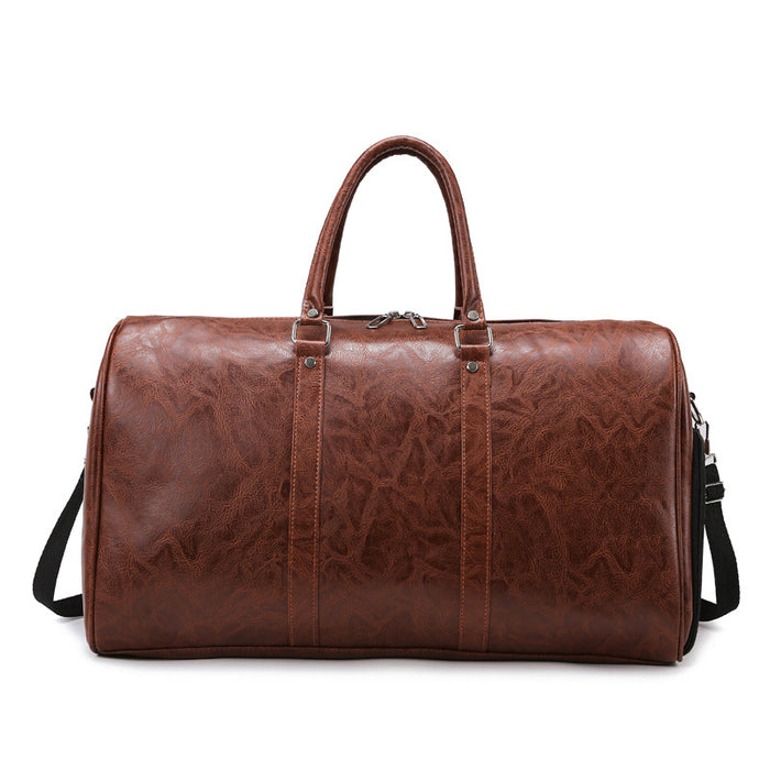 Men's And Women's Cylinder PU Leather Yoga Bag