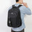 Sac à dos de voyage d'extérieur élégant grande capacité, sacoche pour ordinateur portable étudiant
