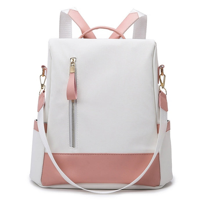 Anti-theft Backpack Soft Texture Large Capacity Women's Backpack Out Travel Bag Tide