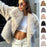 Winter Plush Coat Fashion Warm Thicken Fluffy Lapel Jacket Outwear Casual Long Sleeve Tops Womens Clothing