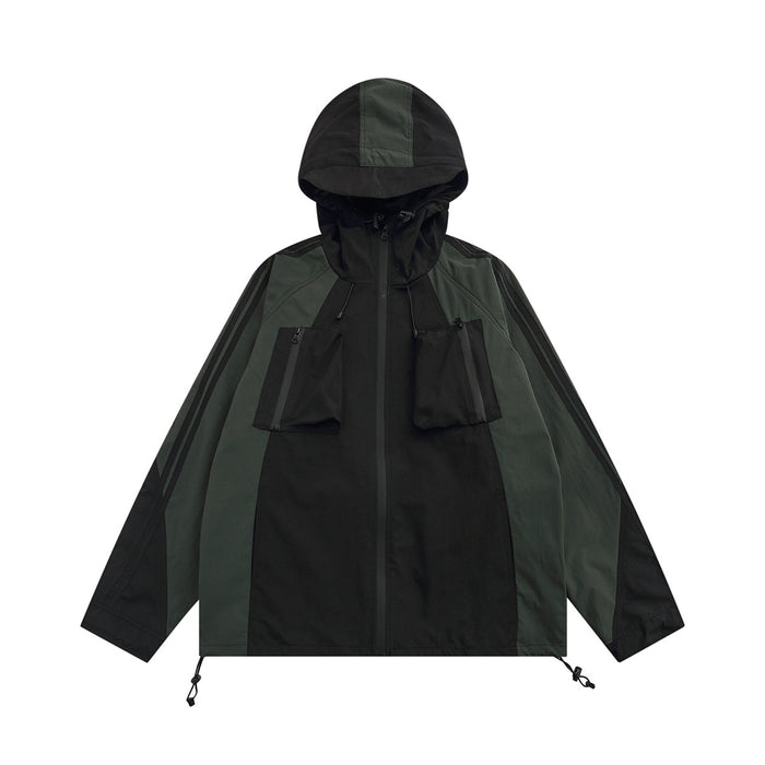 Waterproof Jacket Coat Female Stitching