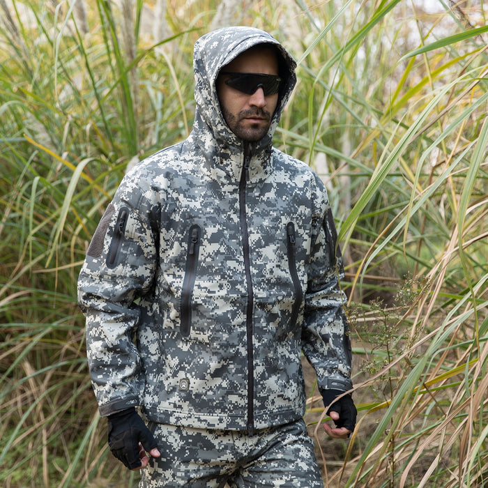 Chaqueta impermeable para hombre para actividades al aire libre