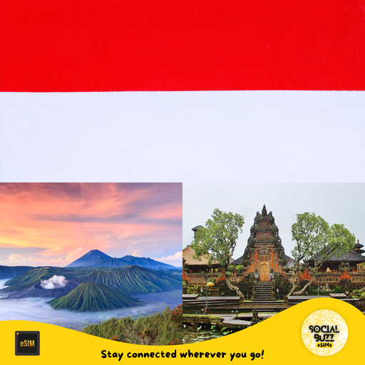 Plan de datos de Internet eSIM de Indonesia