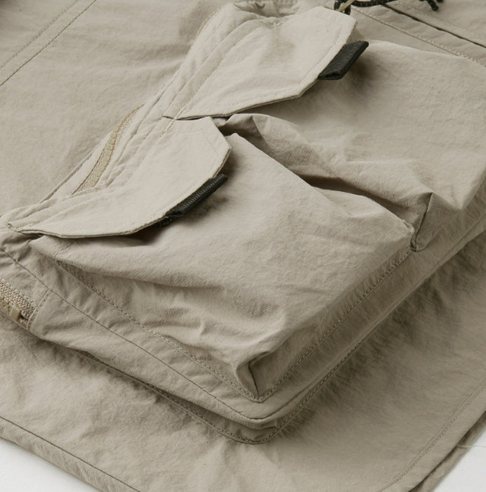 Boxi And Outdoor Functional Workwear Vest Men's And Women's Same Portable Loose Casual Jacket Camp Overalls