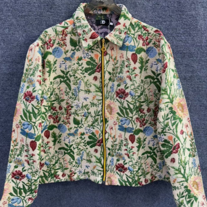 Casual Printed Long-sleeved Shirt