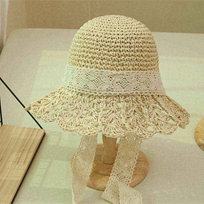 Women's Beach Big Brim Hollow Sun-proof Straw Hat